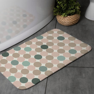Modern Geometric Bath Mat for Everyday Bathrooms