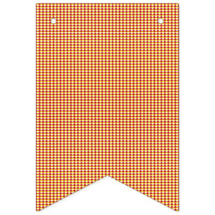Modern Geometric Birthday Pattern Bunting Flags