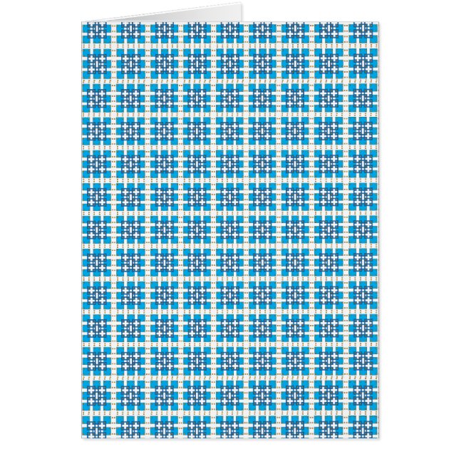 Modern geometric blue SEA squares pattern (Front)