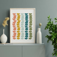 Modern Geometric Bowls Design in Earth Tones