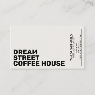 MODERN GEOMETRIC BUSINESS CARD