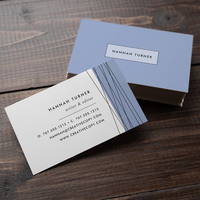 Modern Geometric Business Cards | Sky (Creator Uploaded)