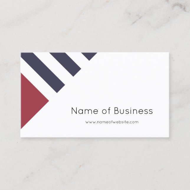 Modern Geometric Business Owner Card (Front)
