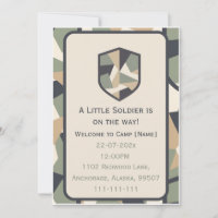 Modern Geometric Camo Military
