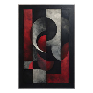 Modern Geometric Chaos Poster