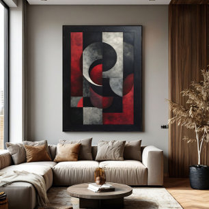 Modern Geometric Chaos Poster