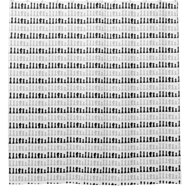 Modern Geometric Chess Piece Game Pattern  (Front)