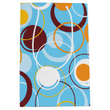 Modern Geometric Colourful Circles Shape Pattern