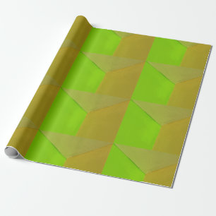 Modern Geometric Configurative Photo Wrapping Paper