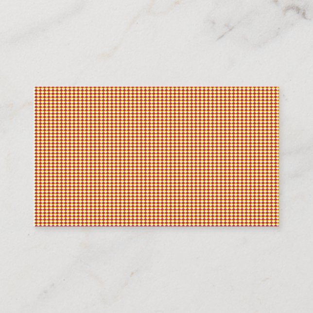 Modern Geometric Corporate Pattern Calling Card (Front)