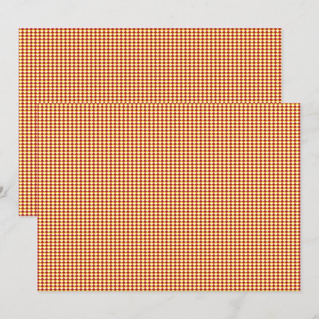 Modern Geometric Corporate Pattern Holiday Card (Front/Back)