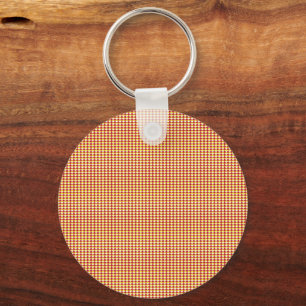 Modern Geometric Corporate Pattern Keychain