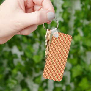 Modern Geometric Corporate Pattern Keychain