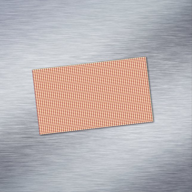Modern Geometric Corporate Pattern Magnetic Business Card (In Situ)