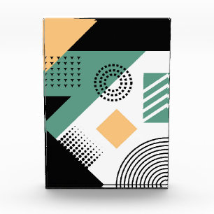 Modern geometric cover designs. photo block