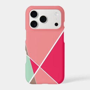 Modern Geometric Criss Cross Lines Strawberry Case