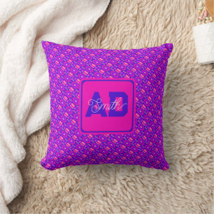 Modern Geometric Custom Pillow For Bridesmaid