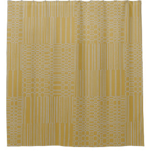 Modern Geometric Deep Yellow Light Grey