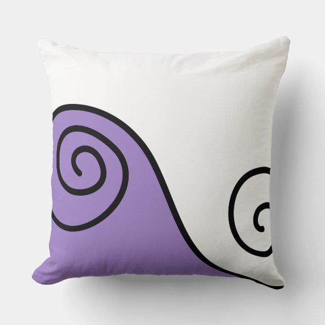 Modern Geometric Design Throw Pillow (Front)