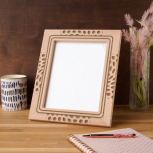 modern geometric etched frames