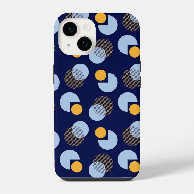 Modern Geometric Harmony iPhone Case (Back)