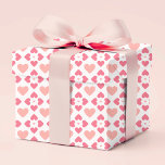 Modern Geometric Love Heart Floral Pink Peach Wrapping Paper<br><div class="desc">Modern Geometric Love Heart Floral Pink Peach Pattern Wrapping Paper Gift Wrap features a modern geometric floral heart pattern in pink,  peach and white. Perfect for Valentine's Day,  Mother's Day,  birthday,  wedding,  baby shower and more. Created by Evco Studio www.zazzle.com/store/evcostudio</div>