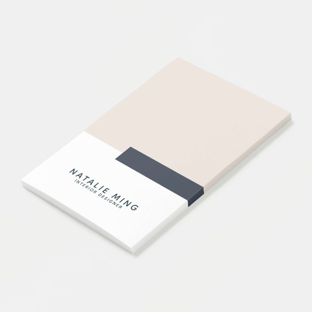 Modern Geometric Minimalist Post-it Notes (Angled)