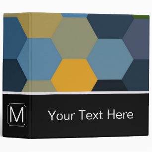 Modern Geometric Pattern Binder