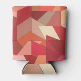 Modern Geometric Pattern Can Cooler