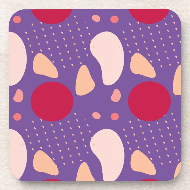 Modern Geometric Pattern Coaster (Front)