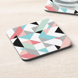 Modern Geometric Pattern Coaster