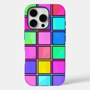 Modern Geometric Pattern Design iPhone 16 Pro Case