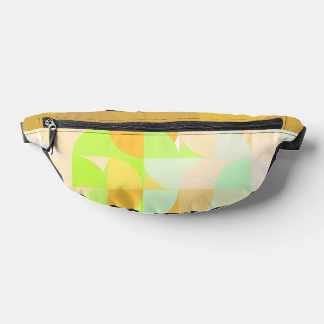 Modern Geometric Pattern Fanny Pack  (Lay Down)