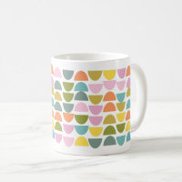Modern Geometric Pattern in Cute Spring Colours