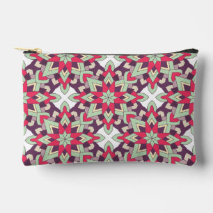 Modern Geometric Pattern – Minimal Color  Accessory Pouch