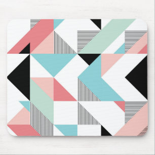 Modern Geometric Pattern Mouse Pad
