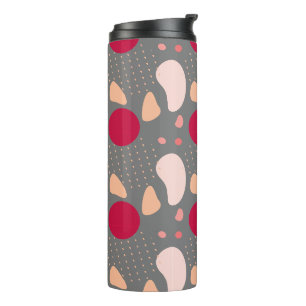 Modern Geometric Pattern Thermal Tumbler
