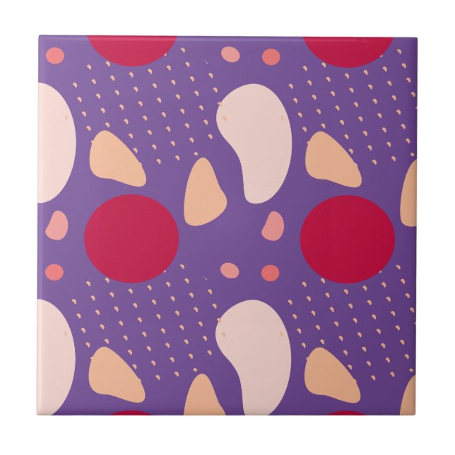 Modern Geometric Pattern Tile (Front)