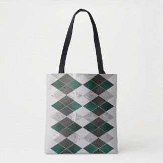 Modern Geometric Pattern Tote Bag
