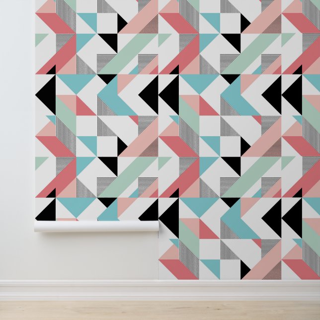 Modern Geometric Pattern Wallpaper (Application)