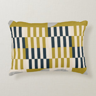 Modern geometric, retro Scandinavian pattern Accent Pillow