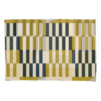 Modern geometric, retro Scandinavian pattern Pillowcase