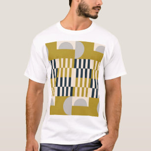 Modern geometric, retro Scandinavian pattern T-Shirt