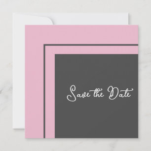 Modern Geometric Save The Date