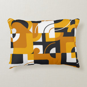 Modern geometric seamless pattern accent pillow