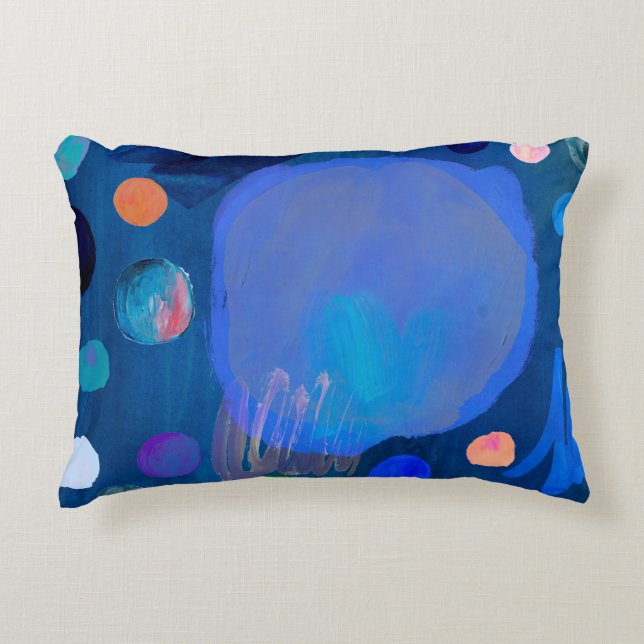 Modern geometric seamless pattern accent pillow (Front)