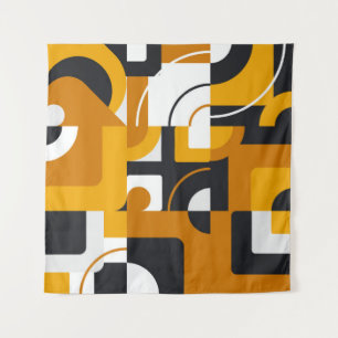 Modern geometric seamless pattern tapestry