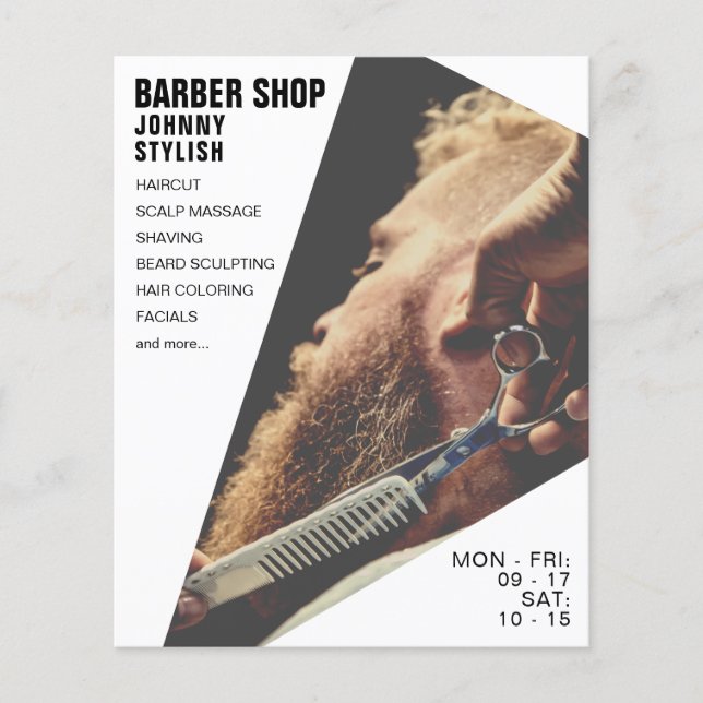 Modern geometric shape image  flyer (Front)