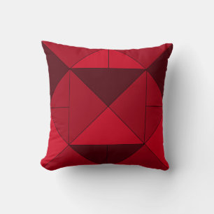 Modern Geometric Shapes Throw Pillow