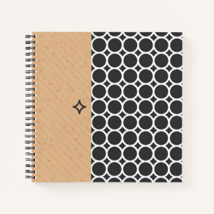 Modern Geometric Style Spiral Notebook
